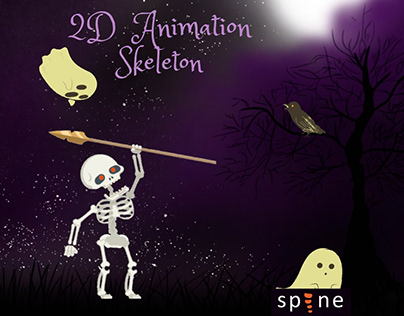 2D SPINE character animation - SKELET