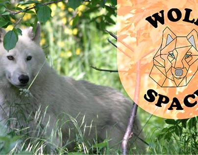 Logo pour un espace naturel pour les loups