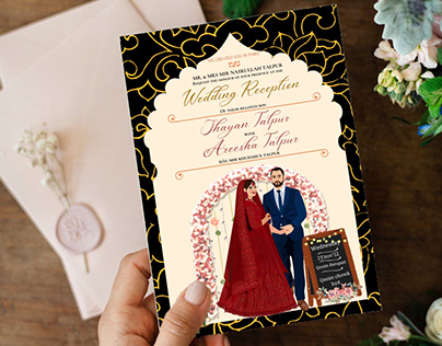 Digital wedding invite