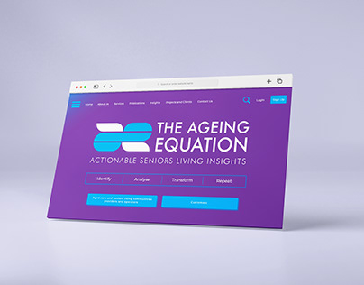 The Ageing Equation (Website Landing Page Design)