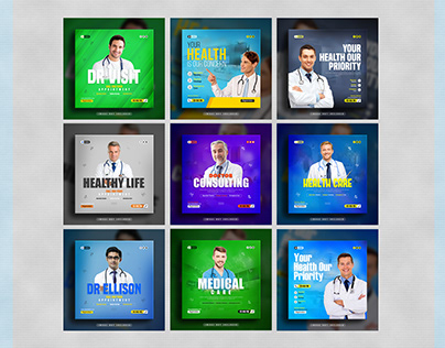 Healthcare consultant banner for Instagram