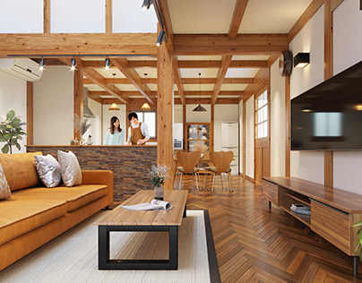 Small house for young couple in Japan