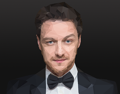 James McAvoy - Low Poly