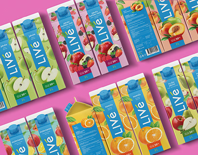 Private label juice box packaging