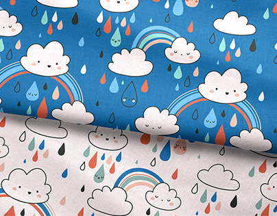 Rainy day pattern design