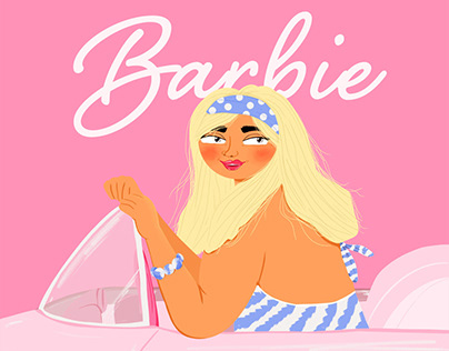 Barbie Movie Poster Illustration