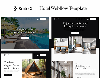 Suite X - Hotel Webflow Template