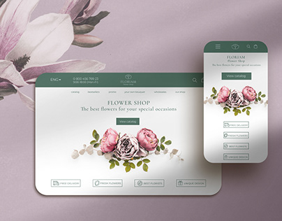 E-commerce Flower shop