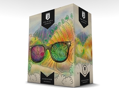 Youthful design for wine "baginbox"
