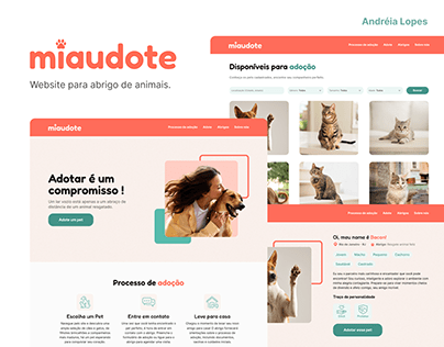 Project thumbnail - Miaudote Website