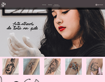 Redesign Projeto Antigo - Yohana Miazaki Tattoo Studio