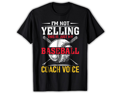 Trendy Baseball T-Shirt Design.