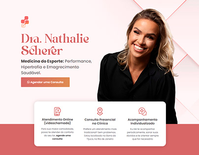 Landing Page - Nathalie Scherer - Medicina do Esporte