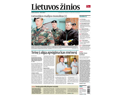 LIETUVOS ŽINIOS newspaper