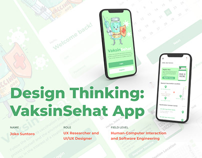 Design Thinking Process: UI/UX VaksinSehat App