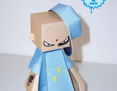 Gboy & BoxCan Paper Toys