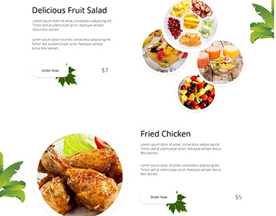 Food Delivery Web Application Design
