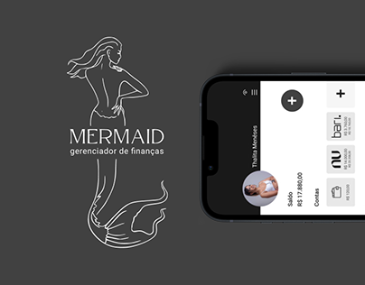 Project thumbnail - Mermaid - Gerenciador de finanças