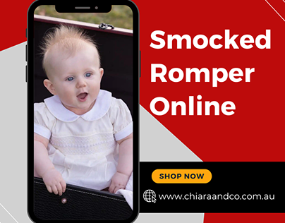 Smocked Romper Online in Australia