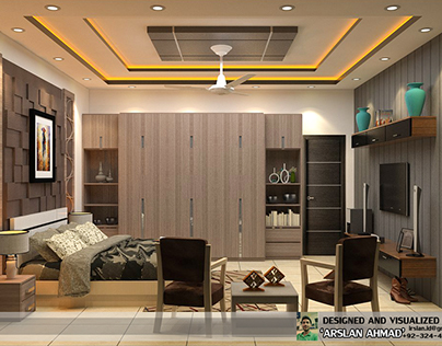 Bedroom Interior Design. Work For the Root Sum Designs