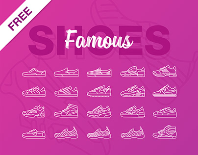 Famous Shoe Icons