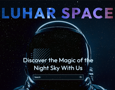 Luhar Space | Space Exploration Website