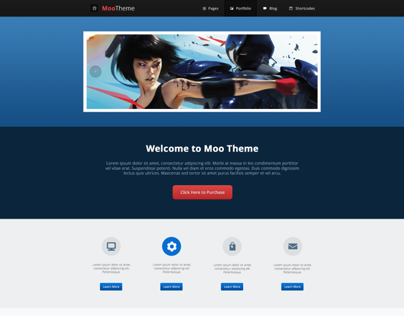 MooTheme - Clean & Modern Multipurpose Website Design