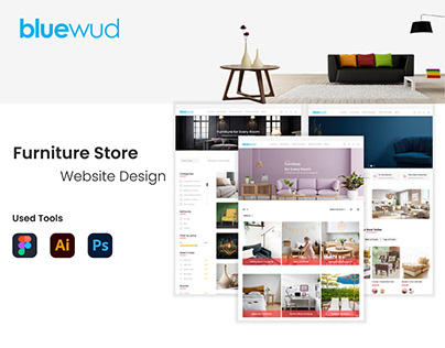Furniture Full Website UI Design