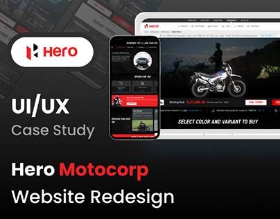 Hero Motocorp | UI/UX Design | Case Study