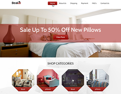 eBay Pillow Store designing & Custom eBay store Listing