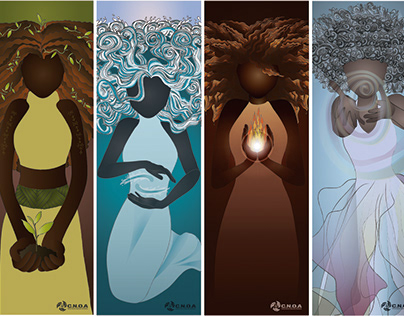 Espiritualidad afro, Ilustración para CNOA