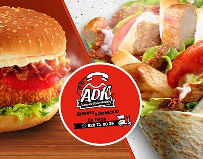 Motion graphics comerciales de ADK kebab