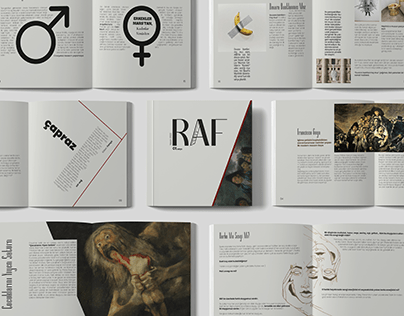 Book Design | Raf Dergisi 1. Sayı Tasarımı