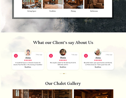 Alpine Chalet WK Website Design