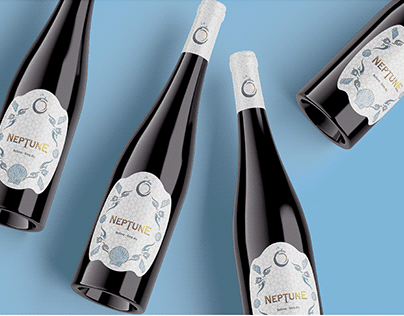 Neptune - Bellone wine label design