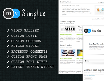 My Simplex WordPress Theme