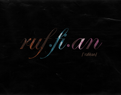 ruf·fi·an - /ˈrəfēən/