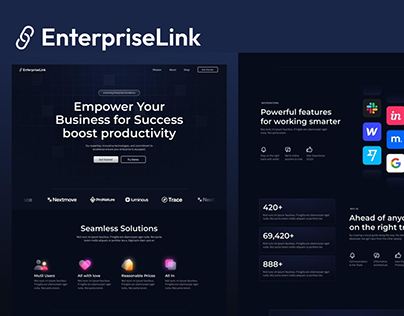 Enterprise Link-Saas Web Design