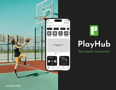 Project thumbnail - UX Case Study of a Sports Booking and Purchasing App