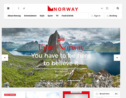 Visit Norway ・ a new national website