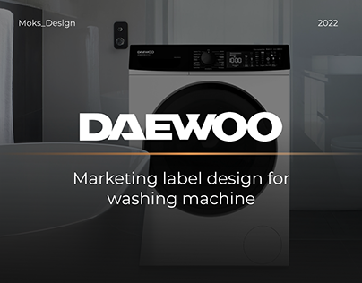 Daewoo's Premium Washing Machine Label