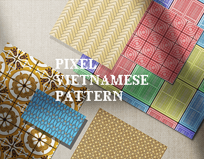 Pixel Vietnamese Pattern