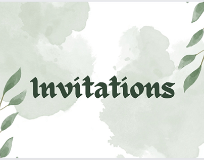 Urdu font invitations and cards