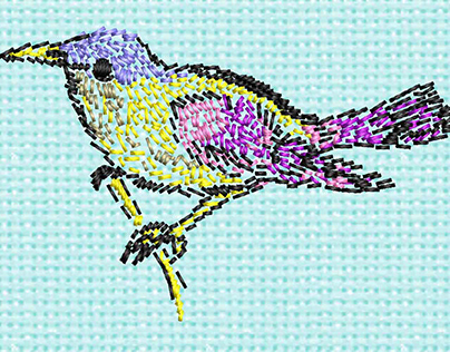Orioles Bird Embroidery logo.