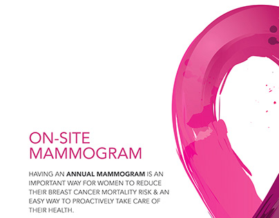 On-Site Mammogram Poster