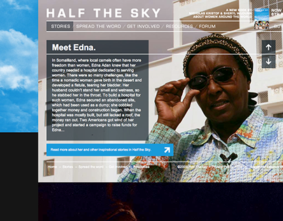 Half the Sky website