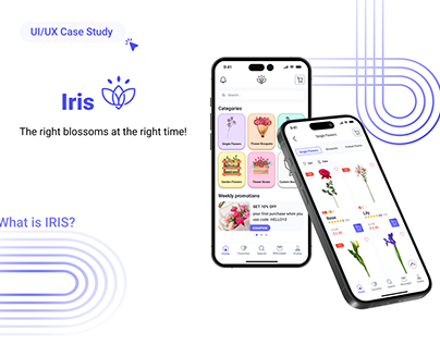 Iris ~ Flower delivery app ~ UI/UX Case Study