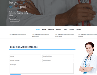 Medical Html Template