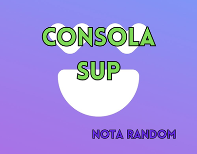 Article: CONSOLA SUP
