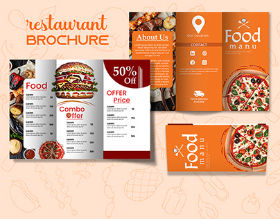 Brochure Design || Restaurant Manu
